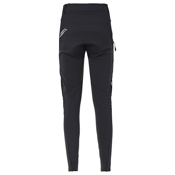 Vaude Bike Kuro Warm Hybrid Lange Bukser Uden Seler Sort 44 Kvinde