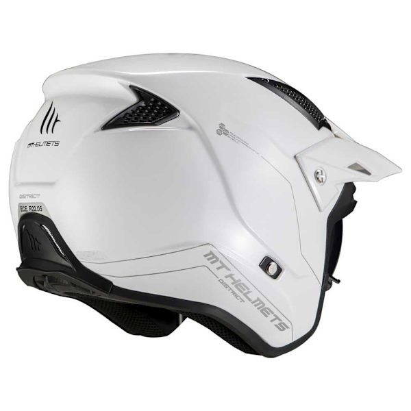 Mt Helmets District Sv S Solid åben Hjelm Hvid XS