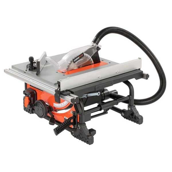 Powerplus Bordsav Powdp2580 40v 210 Mm Søvfarvet