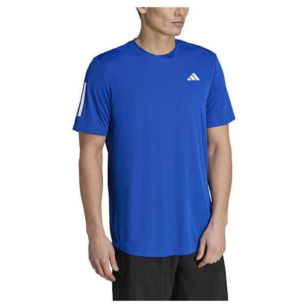Adidas Kortärmad T-shirt Club 3 Stripes Blå L Man