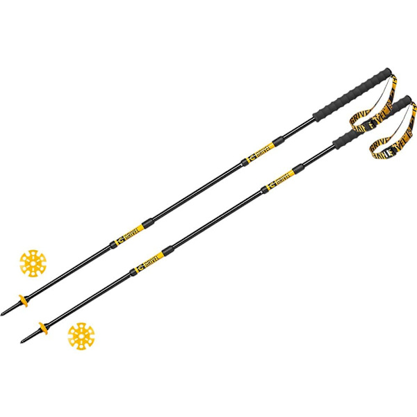 Grivel Polakker Trail Three Gul,Sort 122 cm