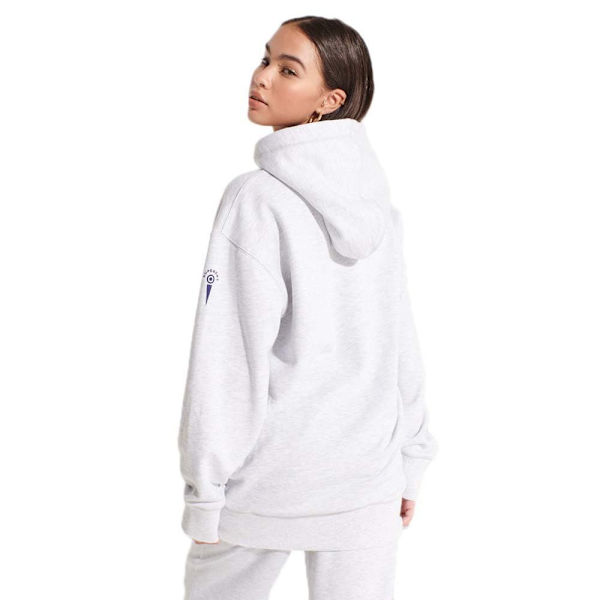 Superdry Kjole 5th Down Oversized Grå XS-S Kvinde