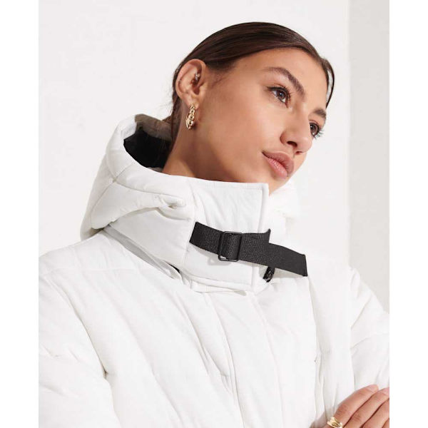 Superdry Jakke Expedition Cocoon Hvid XS Kvinde