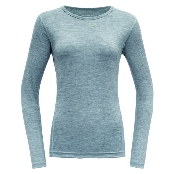 Devold Of Norway Breeze Merino 150 T-shirt Med Lång ärm Blå L Kvinna