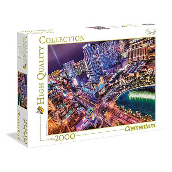 Clementoni Gåde Las Vegas 2000 Stykker Flerfarvet