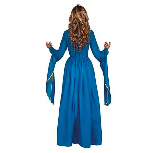 Viving Costumes Prinsessanainen Custom Medieval Sininen M-L