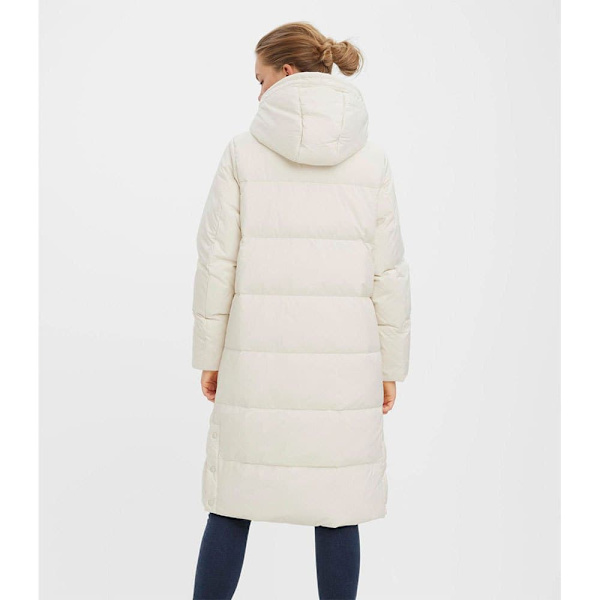 Vero Moda Lång Jacka Erica Holly Vit M Kvinna