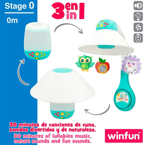 Winfun 3 1 1 Babyprojektor Flerfärgad
