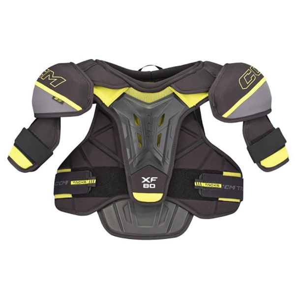 Ccm Tacks Xf80 Junior Ishockey Axelskydd Grå L