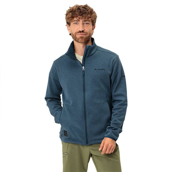 Vaude Valsorda Fleecejacka Med Dragkedja Blå M Man