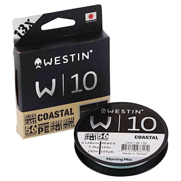 Westin Punottu W10 Coastal 150 M Hopeinen 0.205 mm