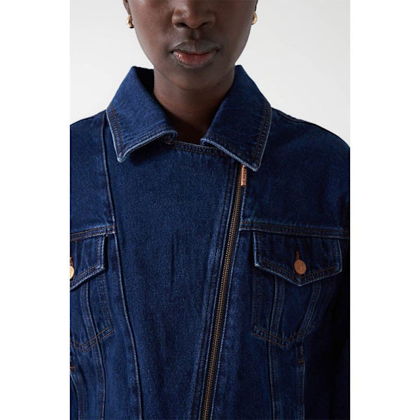 Salsa Jeans Jeansjacka 21007037 Blå M Kvinna