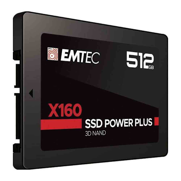 Emtec Ssd Hårddisk X160 Power Plus 512gb Silver