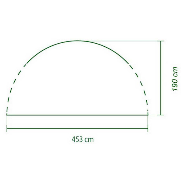 Coleman Door Event G Grå 450 x 450 cm