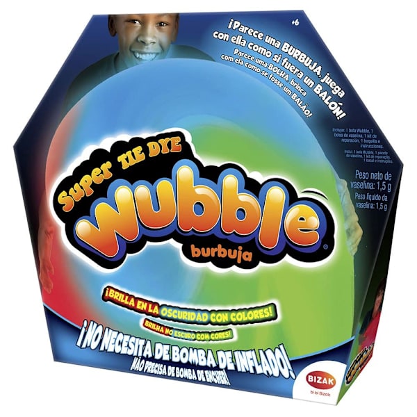 Wubble Tyde Dye Glow In The Dark Nyckelring