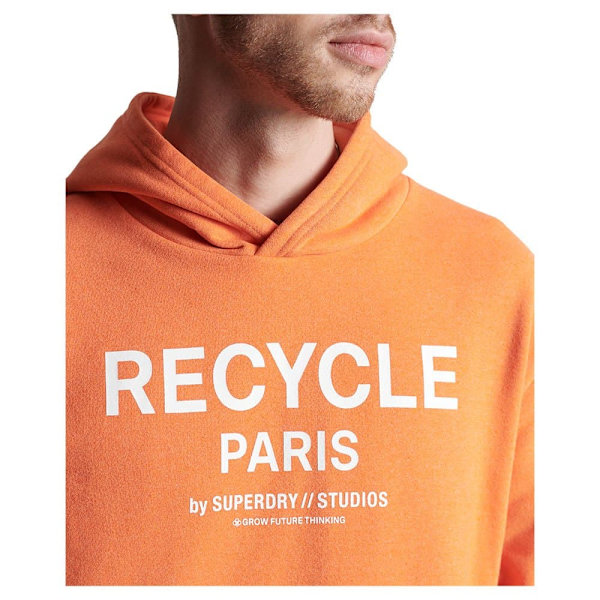 Superdry Luvtröja Studios Rcycl City Orange S-M Man
