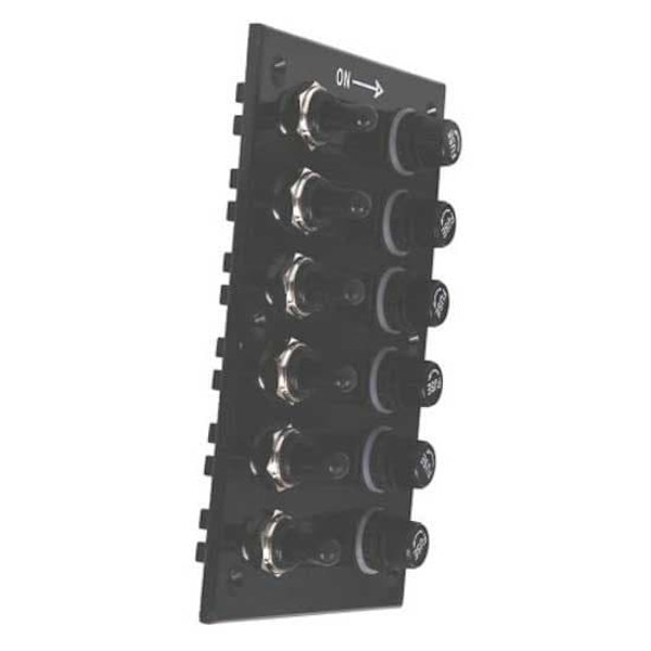 Euromarine Positionerar Vattentät Säkring Elpanel 6  165 x 115 mm