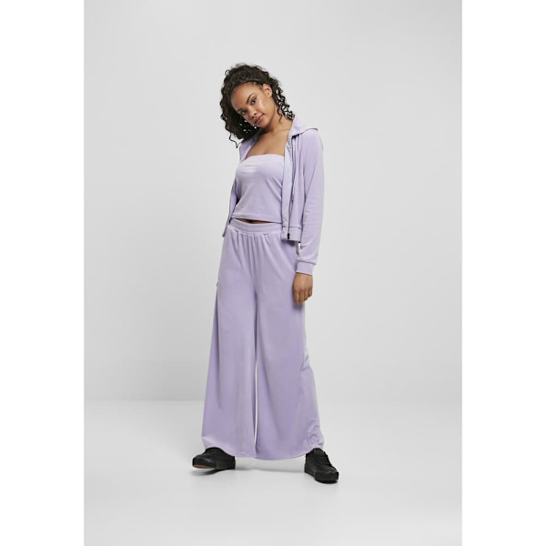 Urban Classics Velvet Sweatshirt Blå XL Kvinde
