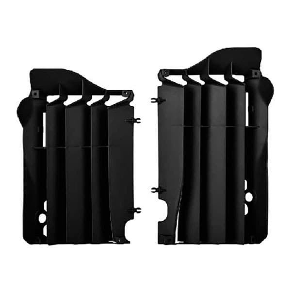 Polisport Radiator Louver Honda Crf250r 16-17 Crf450r 15-16 Sort