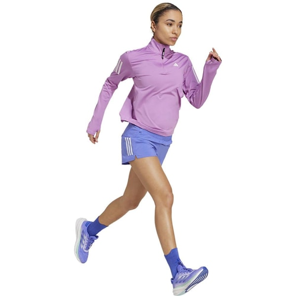 Adidas Own The Run Halv Dragkedja Sweatshirt  S Kvinna