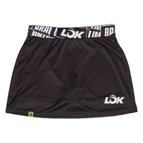 Lok Sticker Storm Nederdel Sort XL Kvinde