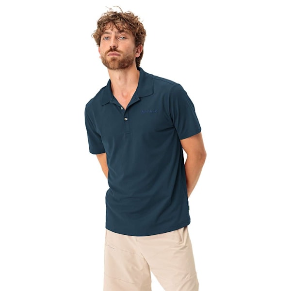 Vaude Kortærmet Polo Essential Polo Blå S Mand