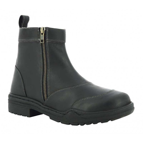 Norton Equestrian Ratsastus-saappaat Zipper Musta EU 36