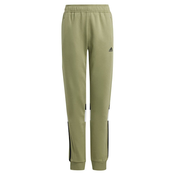 Adidas Tiberio 3 Stripes Colorblock Fleece Joggers Grönt 7-8 Years Pojke