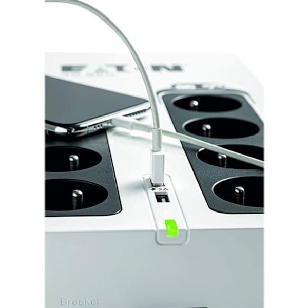 Eaton Tårn 3s 850 Din 850va 510w 8 Outlets Ups Sort,Søvfarvet