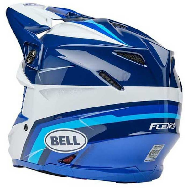 Bell Moto 9s Flex Merchant Offroadhjälm Blå L