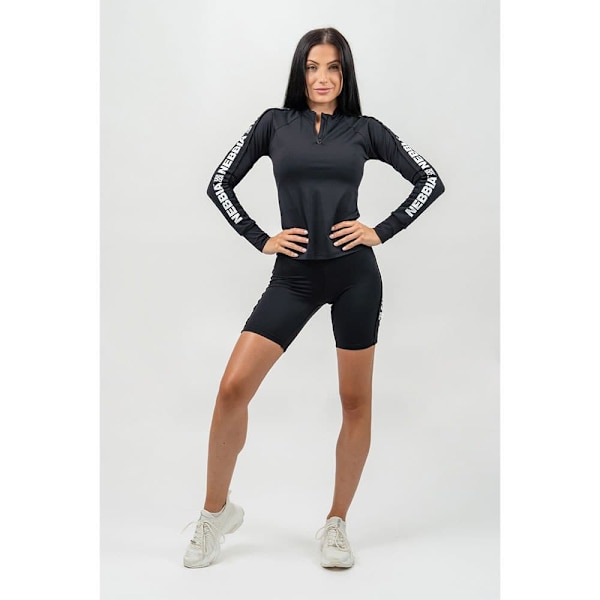 Nebbia Jakke Zipper Winner Sort S Kvinde