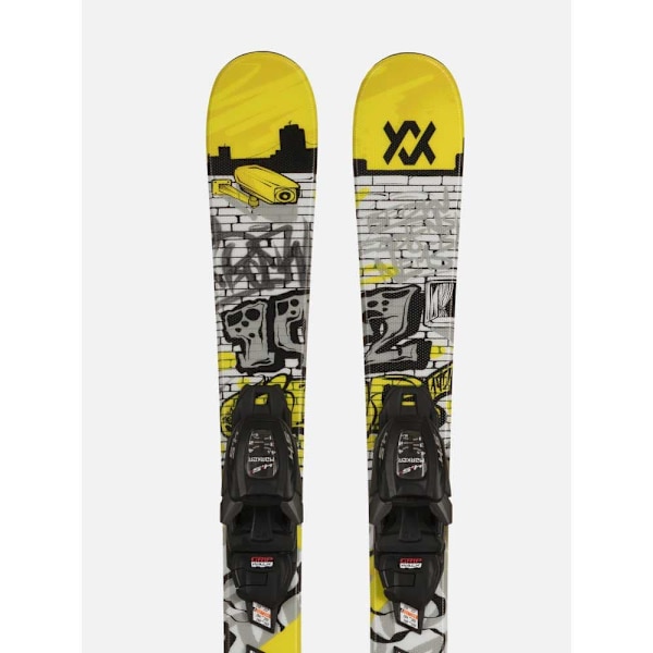 Volkl Mini Revolt+4.5 Vmotion Alpint Skidpaket För Juniorer Flerfärgad 108