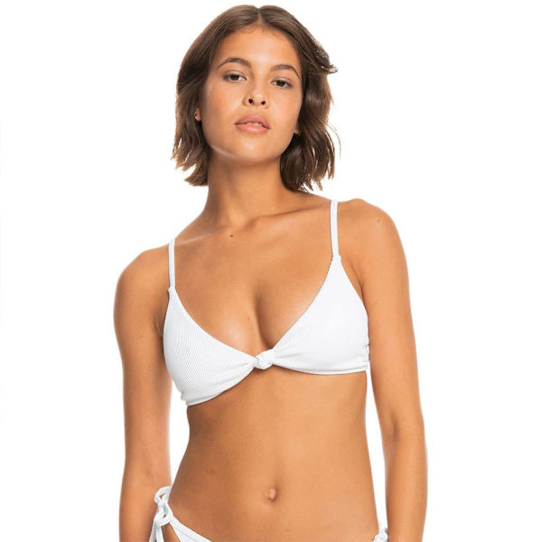 Roxy Bikinitopp Rib Love The Surf Knot Vit XS Kvinna