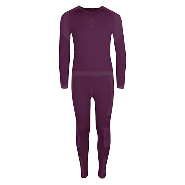 Trollkids Hemsedal Baslager Set Lila 104 cm Pojke