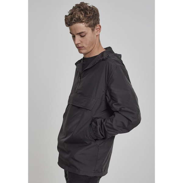 Urban Classics Parka Basic Pull Over Sort L Mand