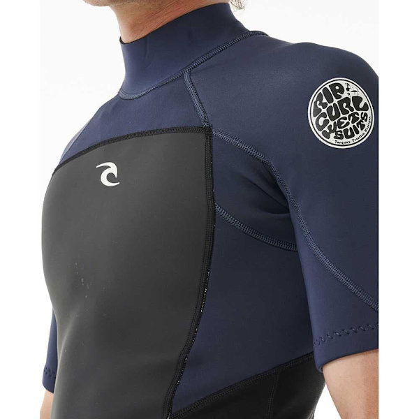 Rip Curl Shorty Med Lynlås Bagpå Omega Classic 2 Mm Spring Sort XL