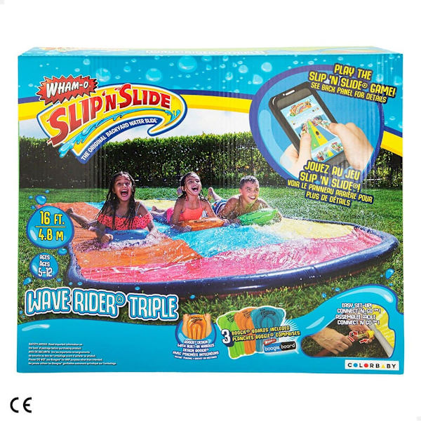 Wham-o Vattenrutschbana 48 Slip ‘n Slide Med 3 Surfa Tabeller Slip ‘n Slide Flerfärgad