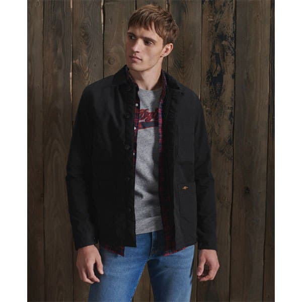 Superdry Överskjorta Utility Mix Svart L Man