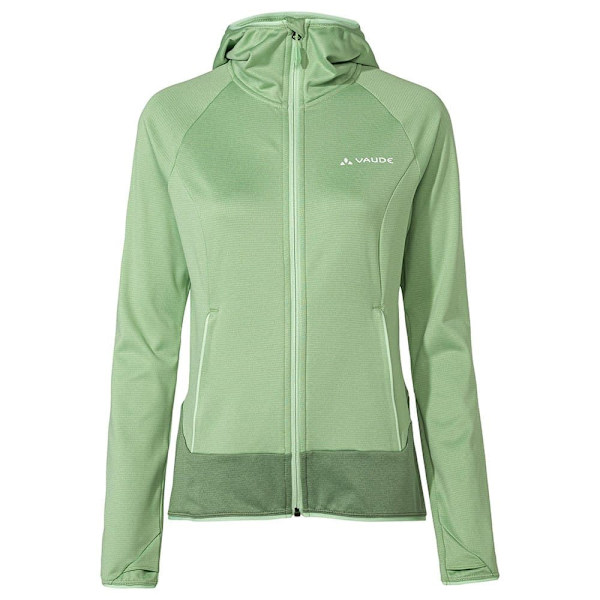 Vaude Tekoa Ii Fleecejacka Med Huva Grönt 36 Kvinna