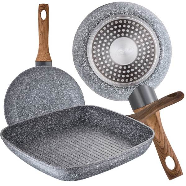 San Ignacio Køkkengrej Sæt 18/22 Cm Pk3761 7 Stykker Med SÆt Pander Søvfarvet