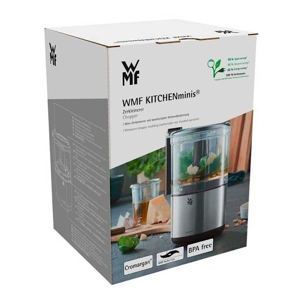 WMF 04.1658.0011 tehosekoitin 0,4 L Pöydällä pidettävä tehosekoitin 65 W Ruostumaton teräs