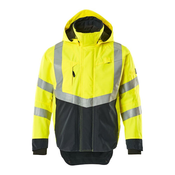 Mascot Jacka Med Ytterfoder Huva Safe Supreme 15501 Gul 4XL