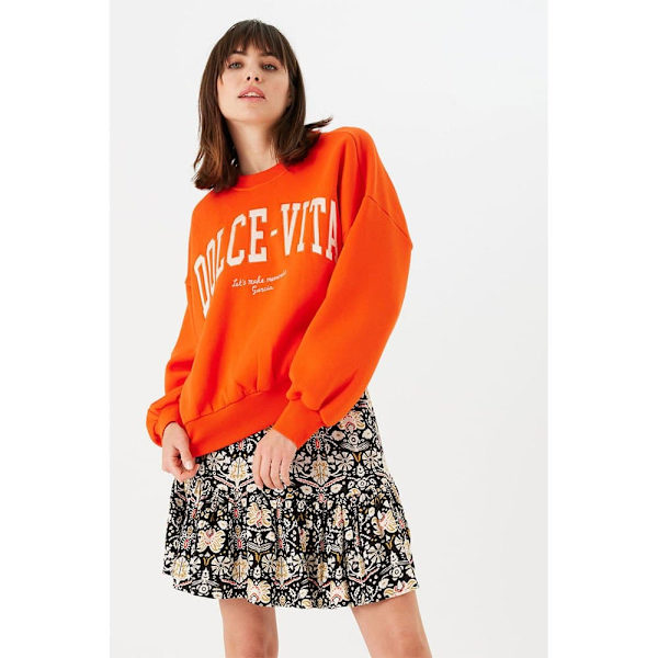 Garcia N40320 Kort Kjol Orange M Kvinna