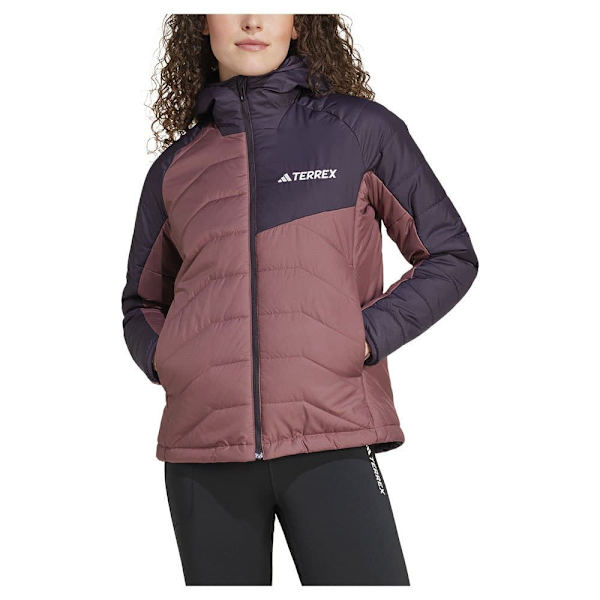 Adidas Terrex Multi Synthetic Insulated Jacka Lila L Kvinna