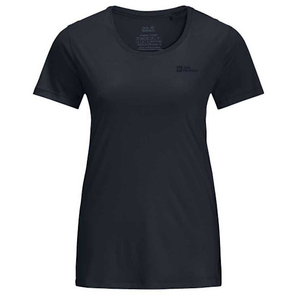 Jack Wolfskin Tech T-shirt Med Korte ærmer  M Kvinde