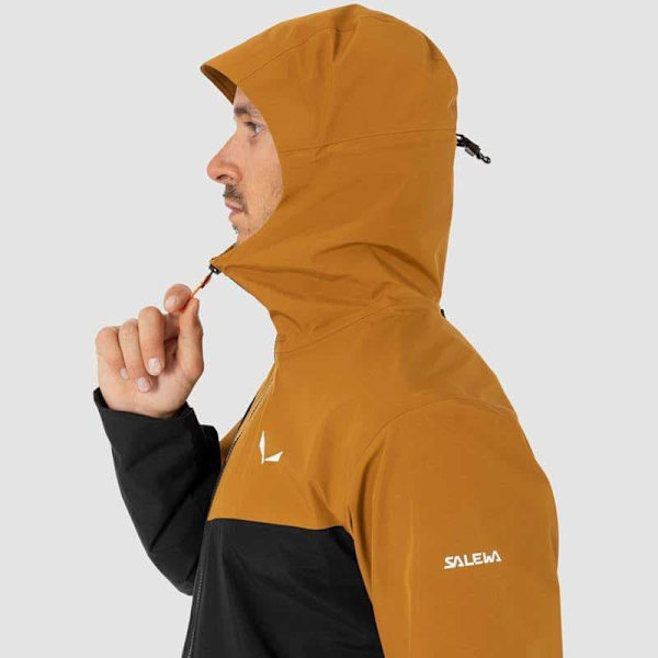 Salewa Puez Goretex 2l Jakke Brun S Mand