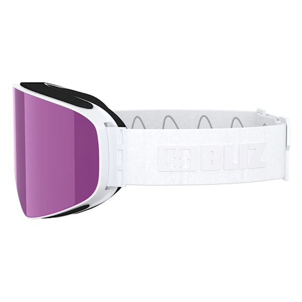 Bliz Flow Skidglasögon Vit Smoke Pink/CAT3