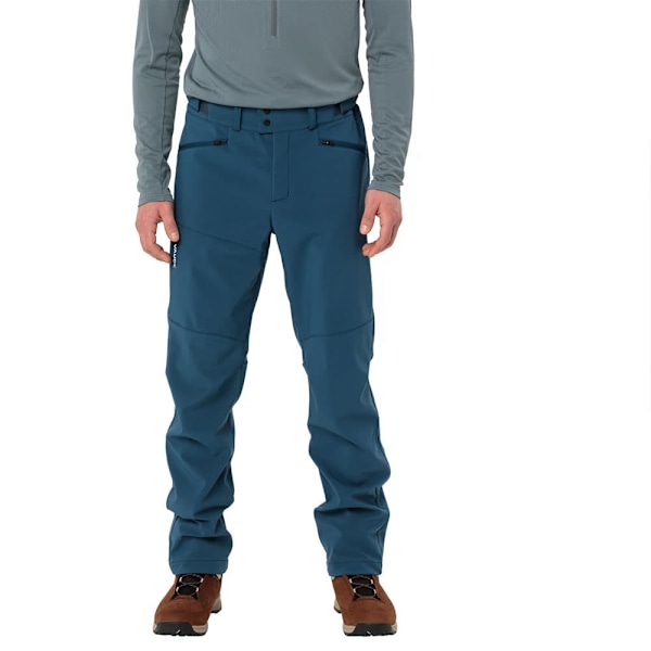 Vaude Elope Softshell Byxor Blå 54 Man