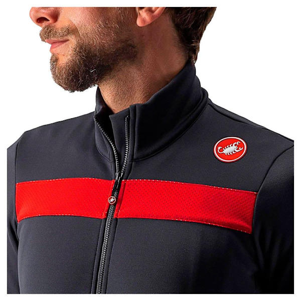Castelli Långärmad Tröja Puro 3 Fz Svart S Man
