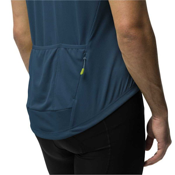 Jack Wolfskin Morobbia Fz T-shirt Med Korte ærmer Blå XL Mand